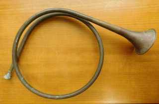 Antique Brass & Copper Full Size Circular Hunting Horn 1900s