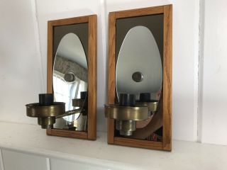 A 70s Space Age glass Globe sconces.  Mid Century Modern MCM 2