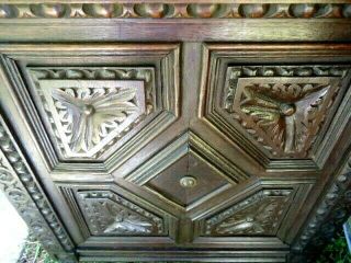 17th Century Oak Carved Cupboard Door