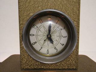 LANSHIRE ELECTRIC CLOCK LAMP 1950`S VINTAGE RETRO MID CENTURY MODERN 5