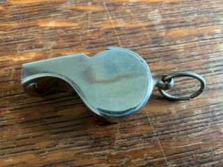 Vintage - Rare - Metal - Police Special Whistle - Made In the USA 4