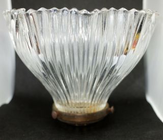 Near identical early 20th century Holophane glass lamp shades 8