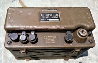 Bc1000 Us Made Wwii Receiver Transmitter Bc 1000 Ww2 Field Radio With Packboard