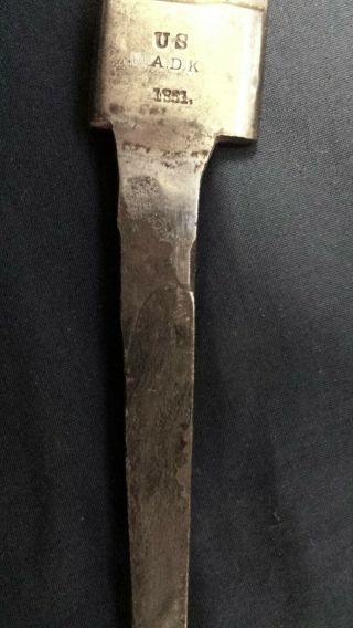 ANTIQUE BLADE FOR THE U.  S.  M1860 CAVALRY SWORD/SABER - AMES,  DATED 1861 4