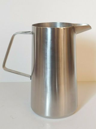 Robert Welch Old Hall Oriana Large Stainless Steel Water Pitcher 1950 