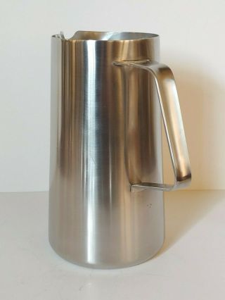 Robert Welch Old Hall Oriana Large Stainless Steel Water Pitcher 1950 ' s Modern 3