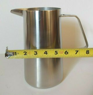 Robert Welch Old Hall Oriana Large Stainless Steel Water Pitcher 1950 ' s Modern 8