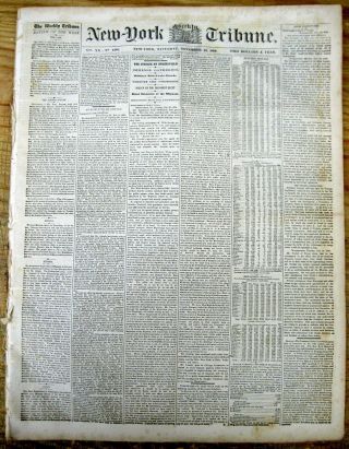 6 1860 Weekly Newspapers W Detailed News South Carolina Secedes From The Union