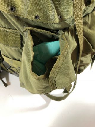 US Military OD Nylon Large Alice Pack Field LC1 COMPLETE FRAME RUCK LBS 7