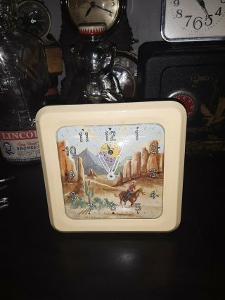 Roy Rogers Ingraham Animated Alarm Clock