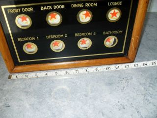VINTAGE A WALL MOUNTED BELL BOX 8.  WINDOWS 7