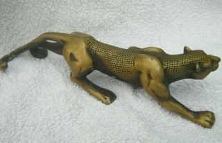 Good Sized Art Deco Style Bronze Panther Or Jaguar Stylish And Streamlined