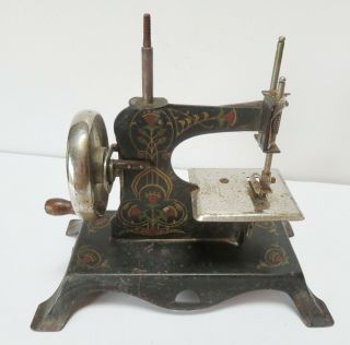 Antique Casige Art Deco Design Toy Sewing Machine Made In Germany