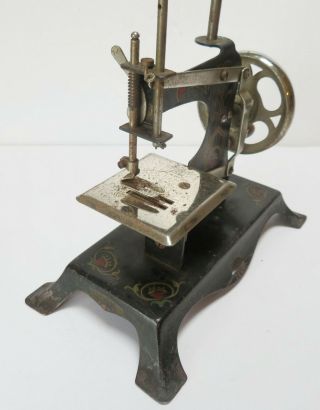 Antique Casige Art Deco Design Toy Sewing Machine Made in Germany 7