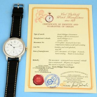 PATEK PHILIPPE CERTIFICATE / EXPERTISE TO YOUR WATCH MOVEMENT value information 2