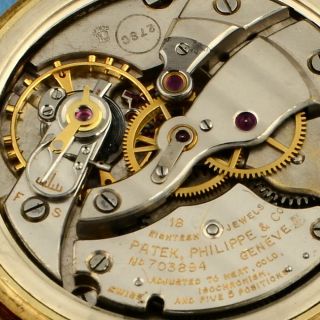 PATEK PHILIPPE CERTIFICATE / EXPERTISE TO YOUR WATCH MOVEMENT value information 6