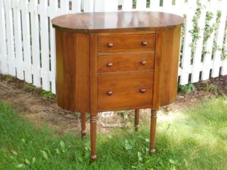 Vintage Martha Washington Sewing Cabinet Stand Table Chest Cupboard Sew Notions