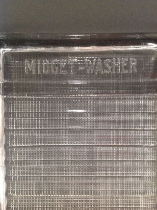 VINTAGE MIDGET WASHER GLASS WASHBOARD 4