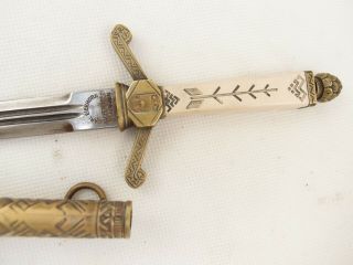 Latvian Officer ' s Dagger Sword Knife WWll WW2 by Eickhorn EXTREMELY RARE 3