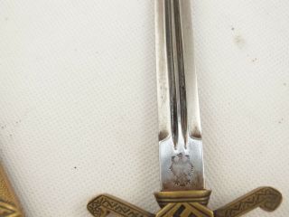 Latvian Officer ' s Dagger Sword Knife WWll WW2 by Eickhorn EXTREMELY RARE 9