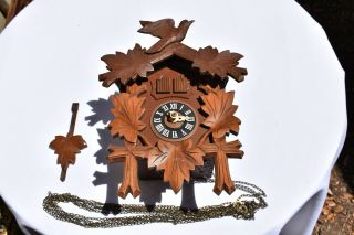 Cuckoo Clock Regula With Music Box For Restore Or Parts