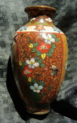 ATT.  Namikawa Yasuyuki OLD Japanese Cloisonne Enamel Vase with PROVENANCE NO RES 3