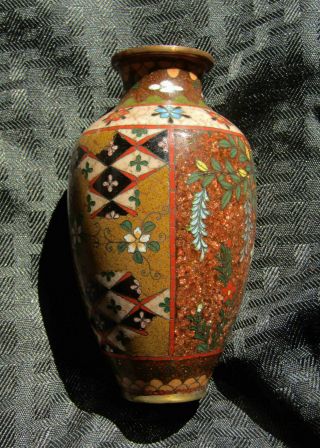 ATT.  Namikawa Yasuyuki OLD Japanese Cloisonne Enamel Vase with PROVENANCE NO RES 5