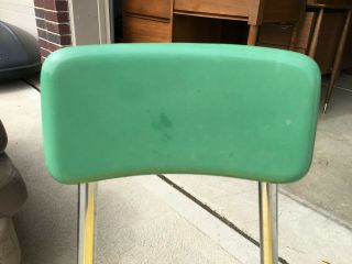 Mid - Century Modern HEYWOOD WAKEFIELD Vintage Child ' s School Chair Hey Woodite 3