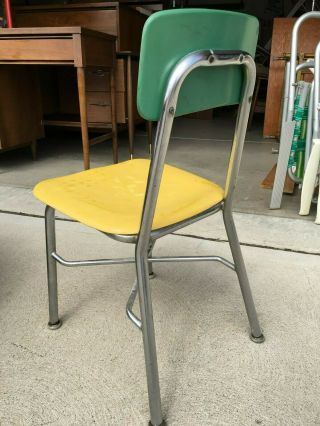 Mid - Century Modern HEYWOOD WAKEFIELD Vintage Child ' s School Chair Hey Woodite 5