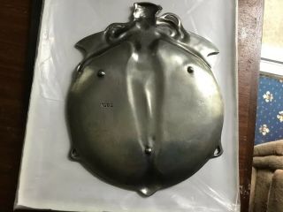 An Art Nouveau Pewter Tray By WMF (Numbered 1282,  Marked But Faint) 2