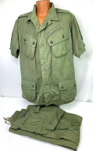 1963 Us Air Force Slant Pocket Shirt & Pants
