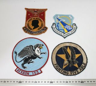 Us First In Defense Pilot Flight Squadron Patches 007 - 3414