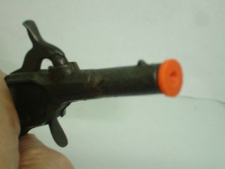 antique toy cap gun,  RARE STEVENS C,  1878 - Z (NO NAME) CAST IRON 7