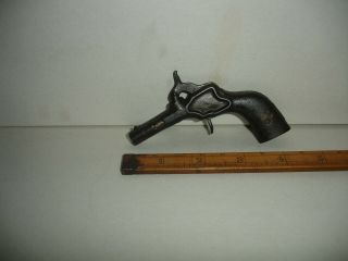 antique toy cap gun,  RARE STEVENS C,  1878 - Z (NO NAME) CAST IRON 8