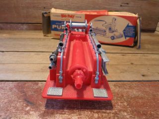 Vintage RARE 1950 - 60 ' s Eldon Big Poly Fire Engine Pumper No.  909:298 5