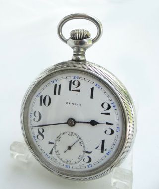 Exceptional 1913 Pocket Watch By Zenith For A Submarine Officer 4