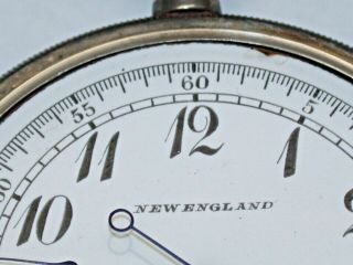 England Watch Co.  16 Size Chronograph Pocket Watch.  9R 4