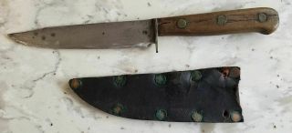 C.  S.  A.  Confederate States Of America Knife Civil War Old Antique Vintage