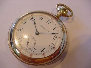 Scarce 18 - Size 1916 Omega 15 - Jewel Antique Pocket Watch