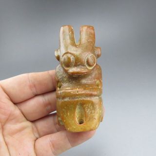 Chinese Jade,  Hongshan Culture,  Natural,  Jade,  Apollo,  Pendant L067058