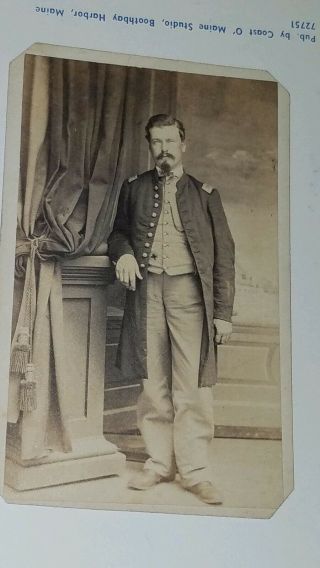 Rare 1860s Wilmington De Civil War Soldier Cdv