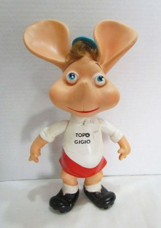 Topo Gigio 1963 Jointed Vinyl Mouse Figure Doll 12 " Maria Terego Shape