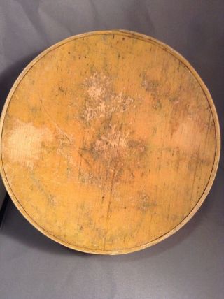 Antique Primitive Country Round Bentwood Shaker Pantry Cheese Box Wood 7