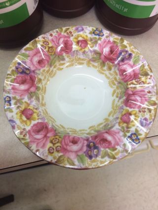 2 Royal Albert Floral Vintage Dishes Plates Small Bone China England Serena