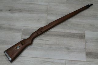 1944 Wwii German Army Wooden Rifle Stock For Mauser K98.  Marking " Brg ".  1