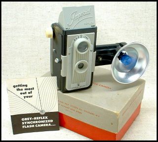 Fancy Antique 1954 Imperial Grey - Reflex Camera In Gorgeous