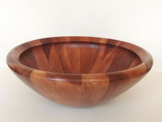 Dansk Teak Wood Classics Modernist Large 16 " Salad Bowl Jens Quistgaard Design