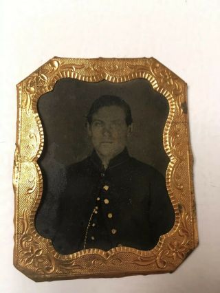 Civil War Soldier Tintype Photo