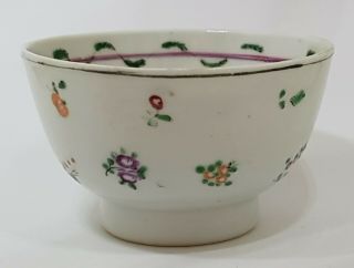 Antique Chinese Porcelain Famille Rose 18th Century Cup/ Bowl 4