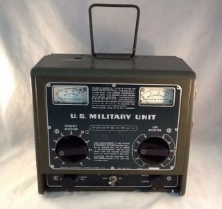 Vintage Profexray U.  S.  Military Unit X - Ray Control Box Cat.  No.  F - 12